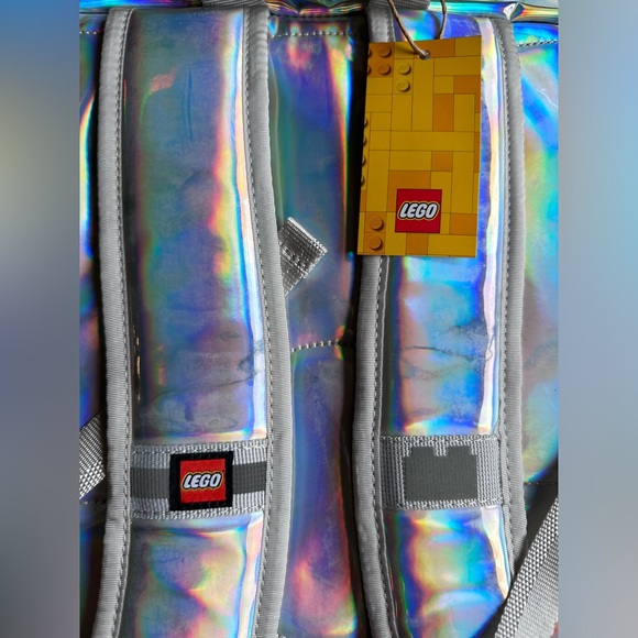Lego Brick 15” Backpack - Holographic NWT - Picture 9 of 9